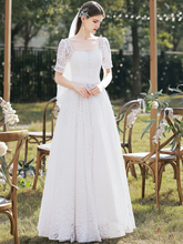 Load image into Gallery viewer, The Veralyn Wedding Bridal Short Sleeves Gown