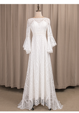 Load image into Gallery viewer, The Reana Wedding Bridal Illusion Sleeves Gown