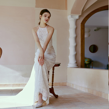 Load image into Gallery viewer, The Caserina Wedding Bridal Halter Gown