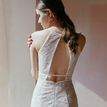 Load image into Gallery viewer, The Caserina Wedding Bridal Halter Gown