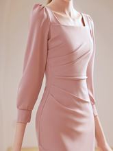 Load image into Gallery viewer, The Riley Short Long Sleeve Dress (Available in 2 Colours)