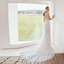 Load image into Gallery viewer, The Carleigh Wedding Bridal Sleeveless Lace Gown