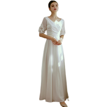 Load image into Gallery viewer, The Caserina Wedding Bridal Short Sleeve Gown
