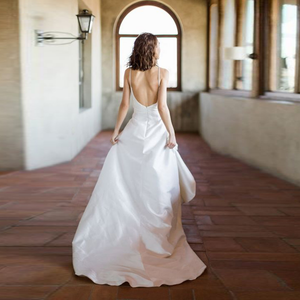The Colette Wedding Bridal Sleeveless Gown