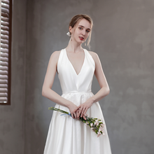 Load image into Gallery viewer, The Gretchen Wedding Bridal Halter Gown
