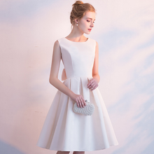 Load image into Gallery viewer, The Amelia Bow White / Black Sleeveless Dress (Available in 2 colours)