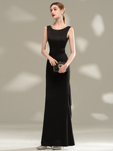 Load image into Gallery viewer, The Rhea Black Sleeveless Dress