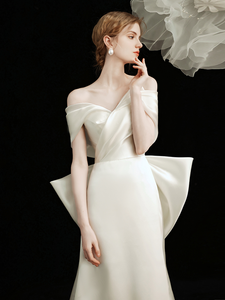 The Kendall Wedding Bridal Off Shoulder Gown