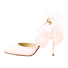 Load image into Gallery viewer, The Eloise White Pearl Heels