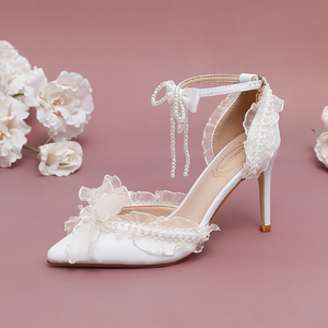 The Ellie Lolita Lace Heels (Available in 3 Colours)