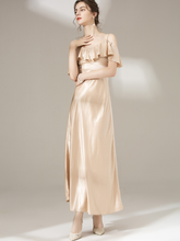 Load image into Gallery viewer, The Finnley Gold Off Shoulder Dress (Available in 3 Colours)