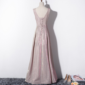 The Cailey Iridescent Sleeveless Gown