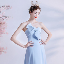 Load image into Gallery viewer, The Kera Sky Blue Tube Gown