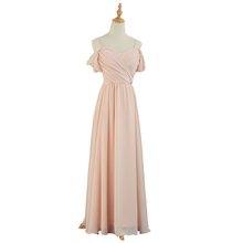 Load image into Gallery viewer, The Celeste Chiffon Bridesmaid Off Shoulder Collection (Customisable)