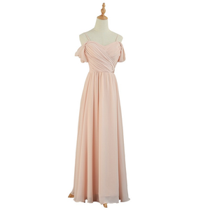 The Celeste Chiffon Bridesmaid Off Shoulder Collection (Customisable)